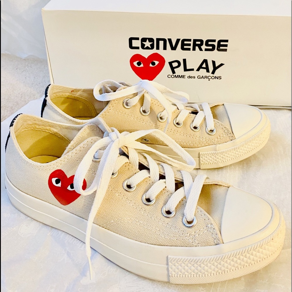 Converse Comme Des Garçons Play Canvas Sneakers